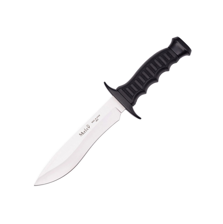 Muela hunting knife 85-161 with black rubber and zamak handle and...