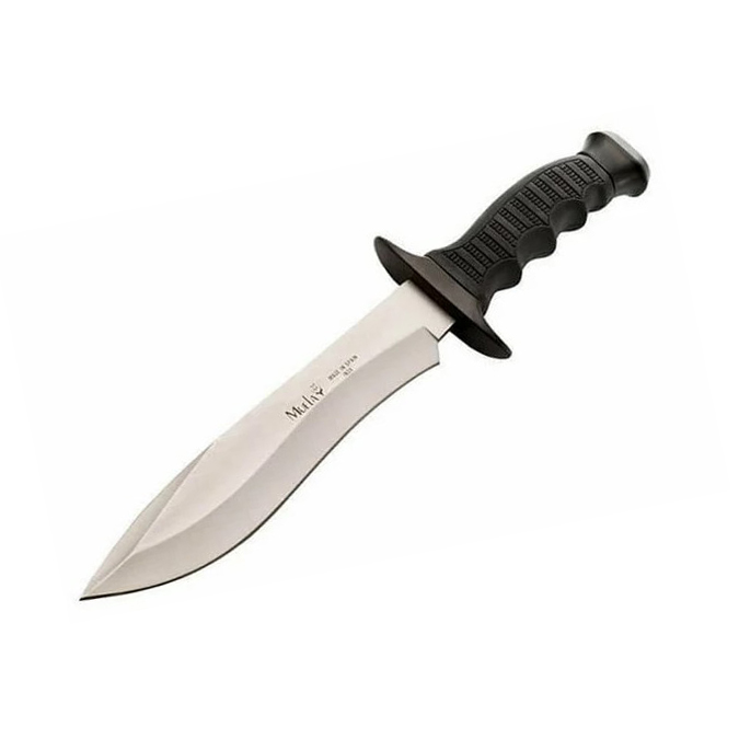 Muela hunting knife 85-161 with black rubber and zamak handle and 16 cm blade