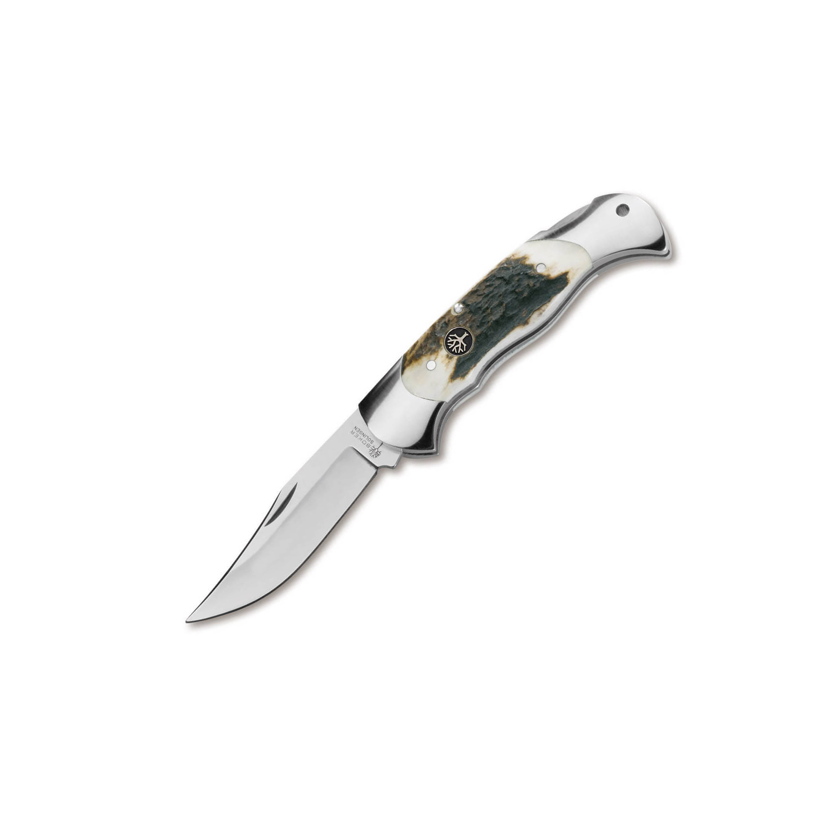Coltello tascabile Boker Scout Stag con lama in acciaio N690