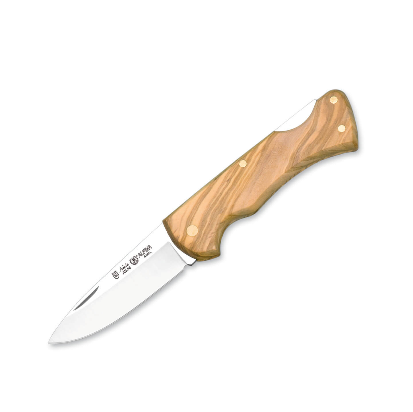 Couteau de poche Nieto Alpina avec lame de 7 cm et manche en bois...