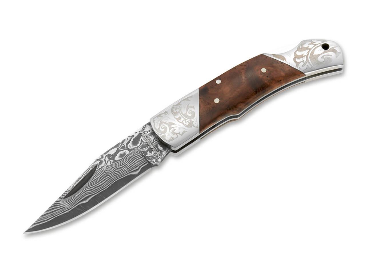 Coltello tascabile Magnum Damascus Duke in acciaio damasco