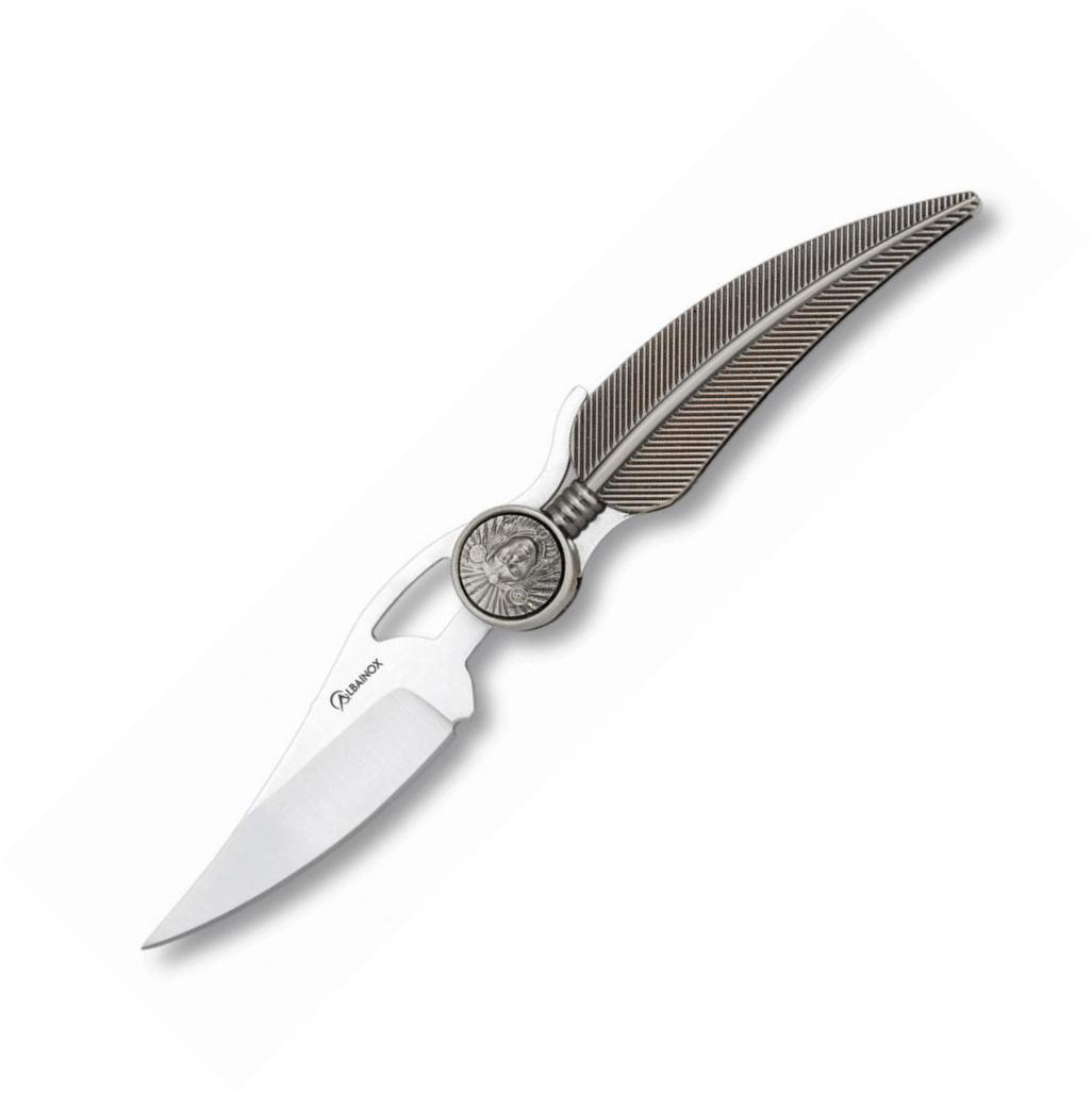 Navaja Albainox pluma con hoja de 5,5 cm