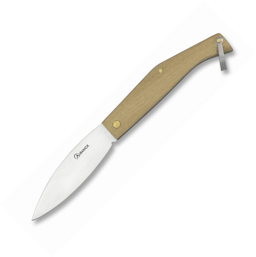 ALBAINOX penknife with natural wood scales and 8 cm blade