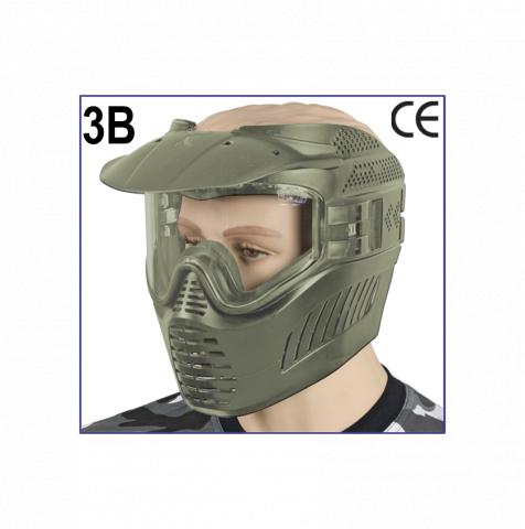 Masque de paintball ajustable avec lentille Albainox