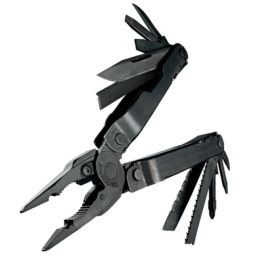 Leatherman Super Tool 300 Black Oxide 19 funções alicate multiferramenta