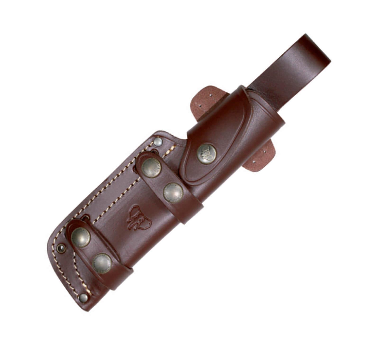 Cudeman MT5 knife. Cocobolo mango. Böhler N-695 steel. Leather case