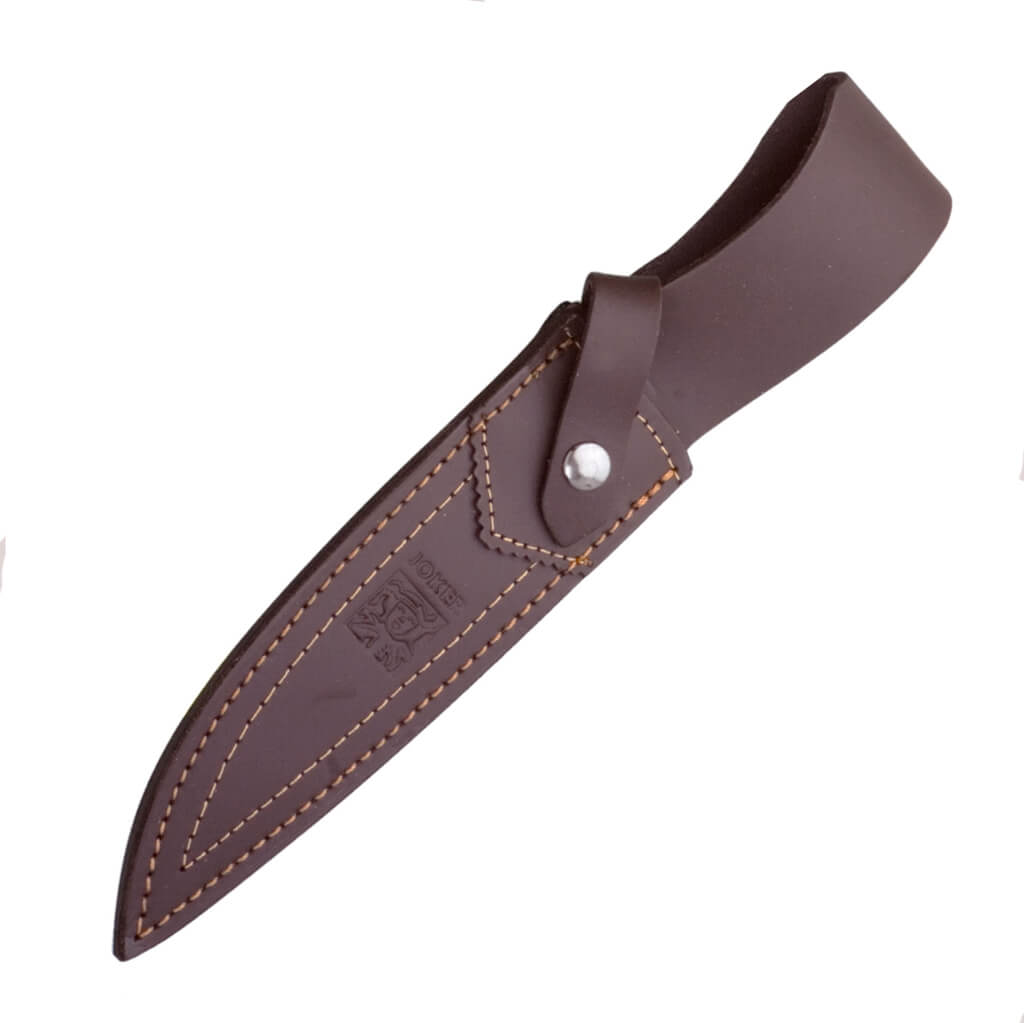 Jabato-Jagdmesser mit handgeschnitztem Hirschgeweihgriff und 14 cm Drop-Point-Klinge