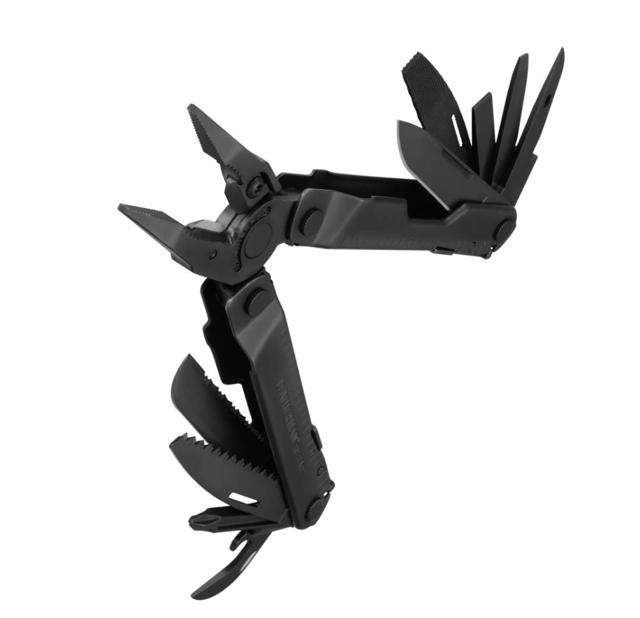 17 Function Black Oxide Leatherman Rebar Multitool Plier
