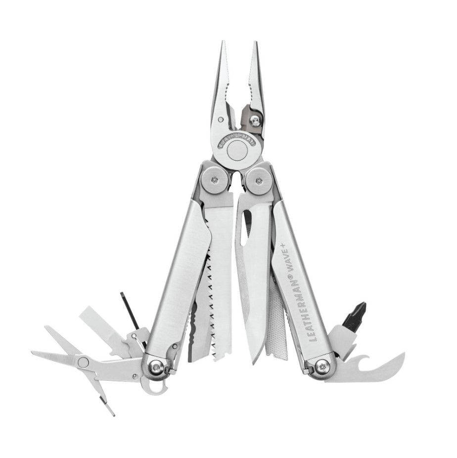 Alicate multiherramienta Leatherman Wave+ con 18 funciones