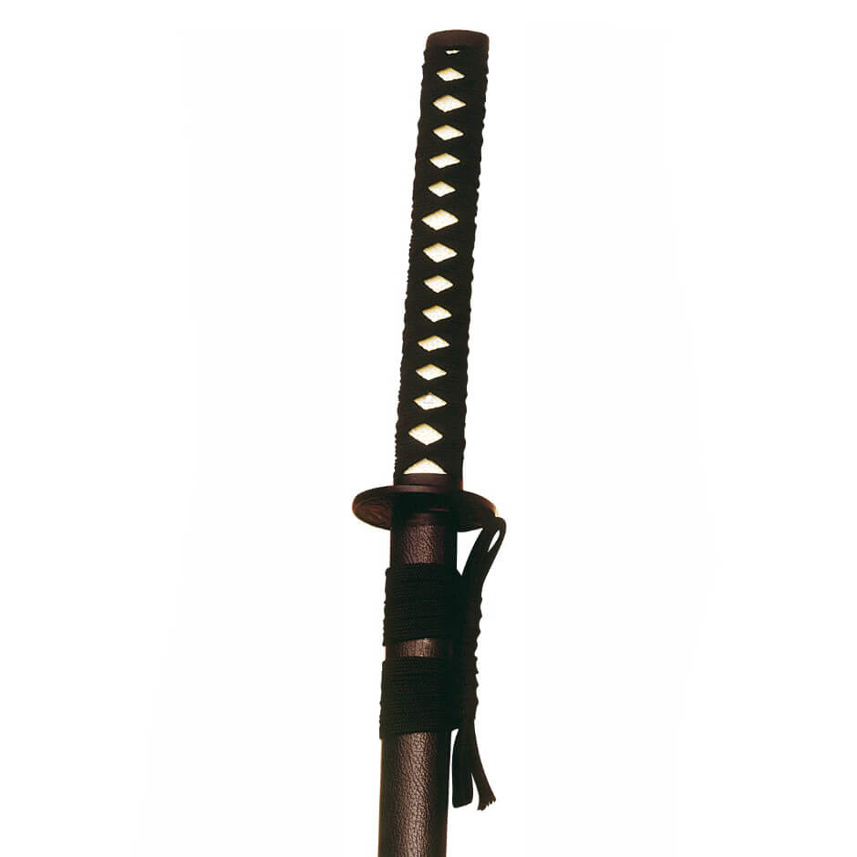 100 cm black katana with stringed handle by Marto 328