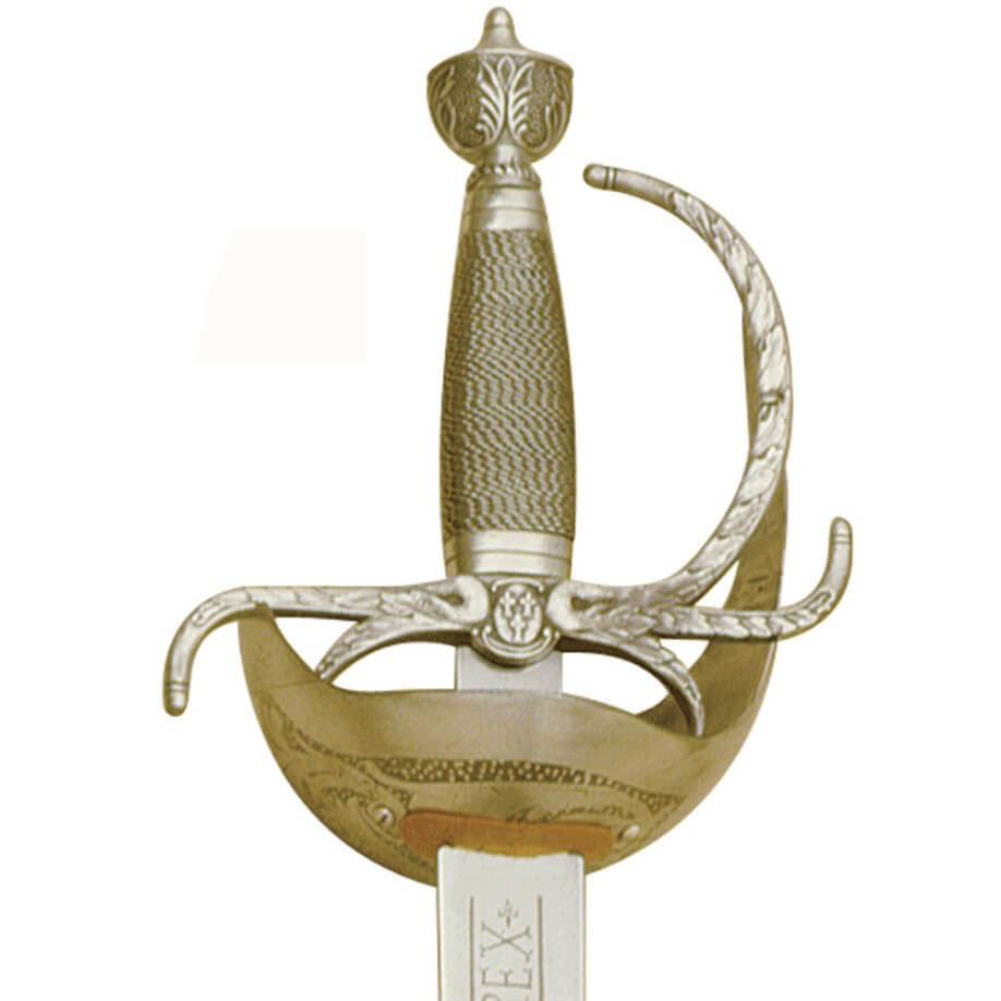 Sword of Charles III bronze with engraved blade Marto 385