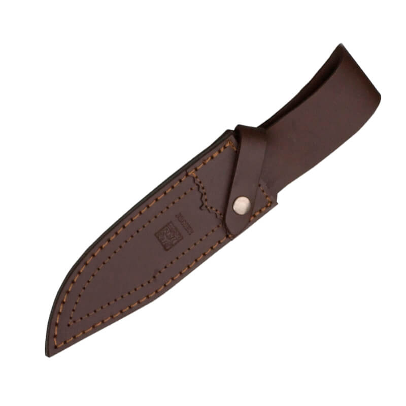 Cuchillo de caza Joker Gamo con mango de madera de olivo con virola y hoja de 13 cm