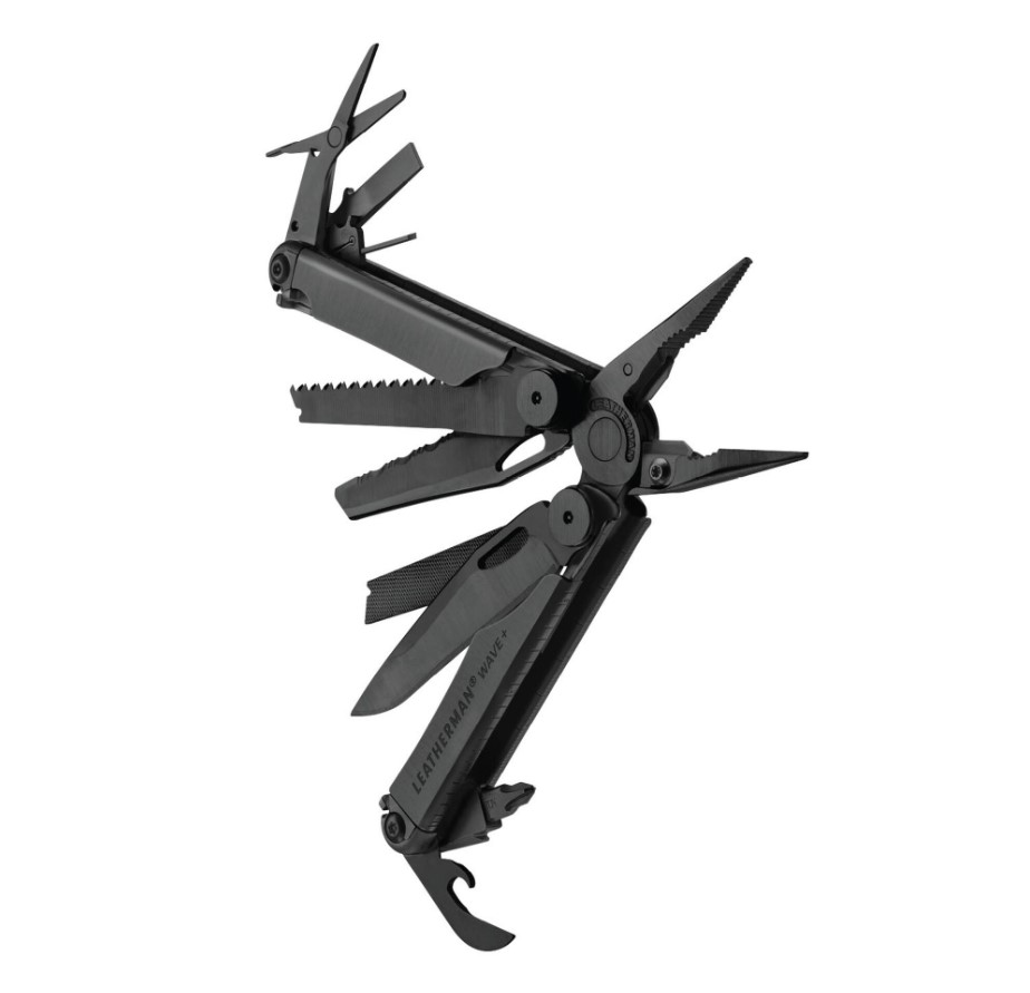Leatherman Wave+ 18-Function Black Oxide Multi-Tool Plier