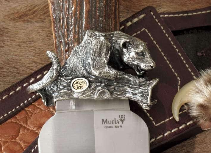 Cuchillo de colección Muela Big Five Leopard