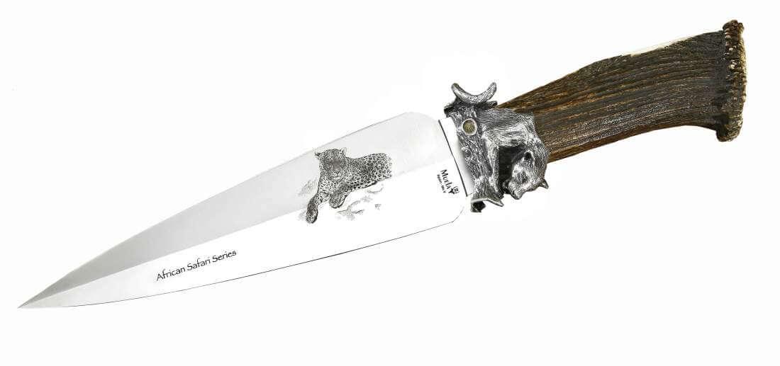 Cuchillo de colección Muela Big Five Leopard