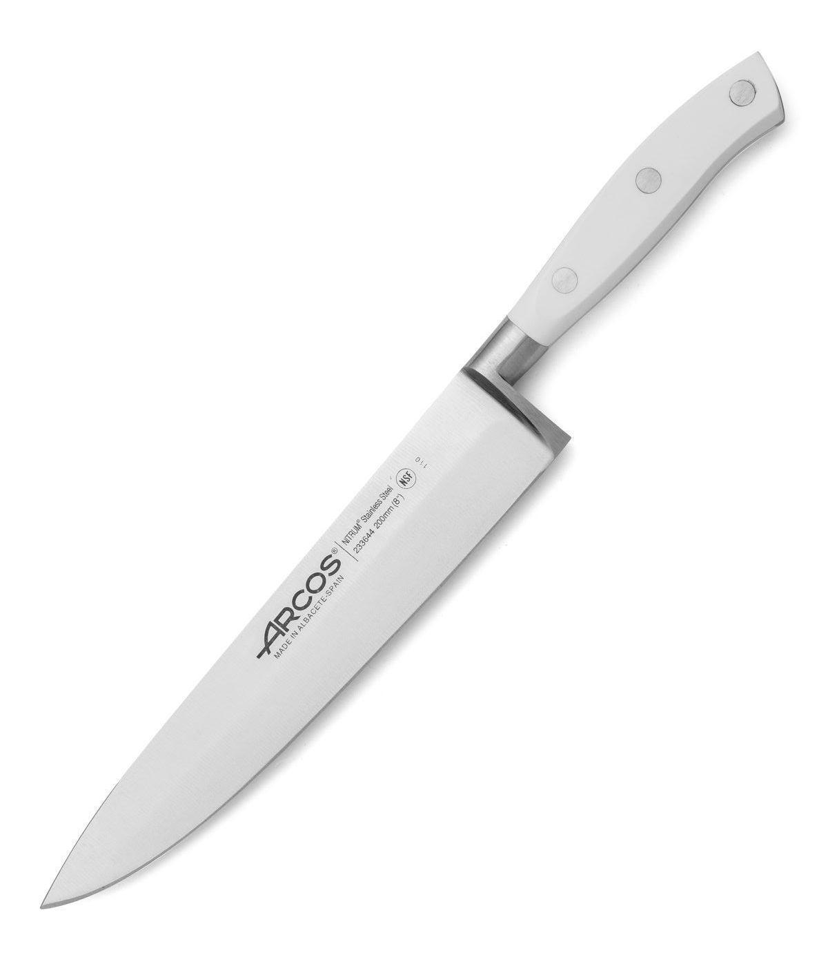 Cuchillo cocinero Arcos Riviera Blanca 20 cm