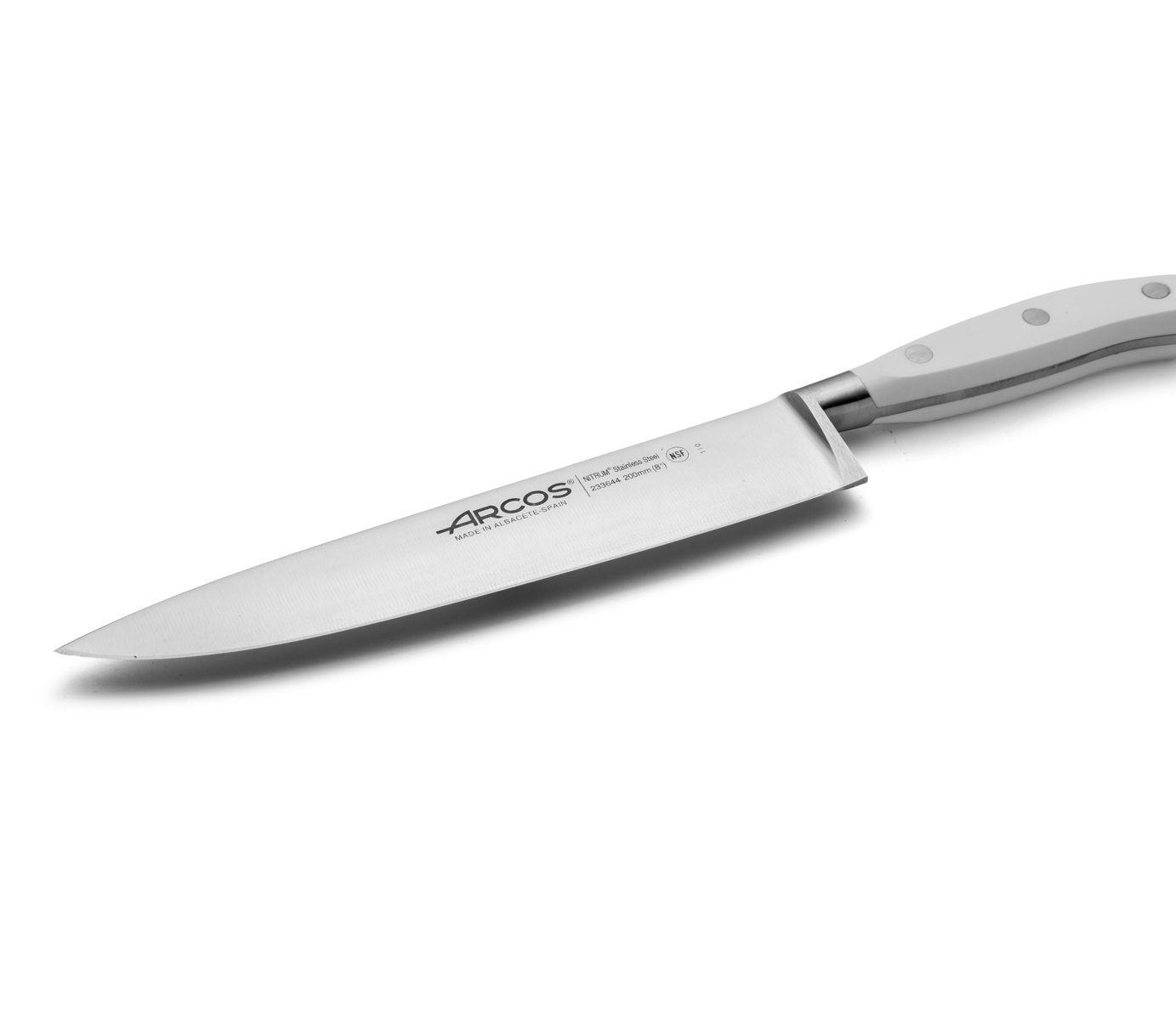Cuchillo cocinero Arcos Riviera Blanca 20 cm
