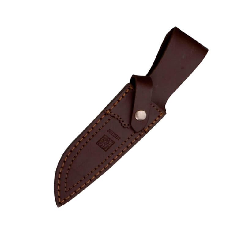 Cuchillo de caza Joker Tigre con mango de madera de olivo y hoja de 14 cm