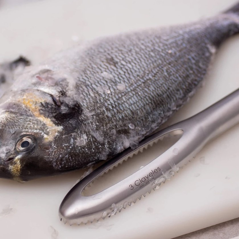 3 Claveles Professional Stainless Steel Fish Scaler