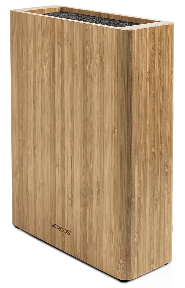 Arcos Taco para cuchillos rectangular universal de madera de bamb...