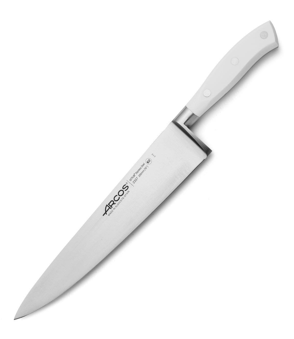 Cuchillo cocinero Arcos Riviera Blanca 25 cm