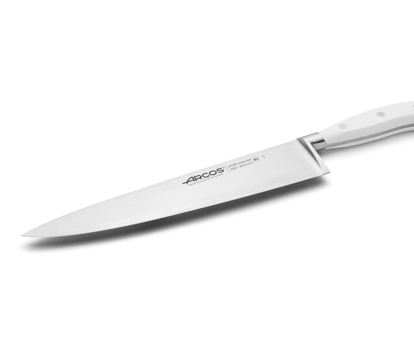 Cuchillo cocinero Arcos Riviera Blanca 25 cm