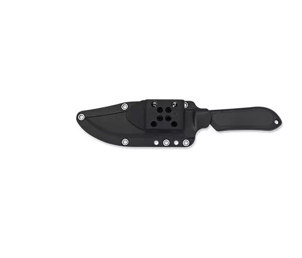 Faca de caça Spyderco Street Bowie com cabo FRN preto e lâmina VG10 preta