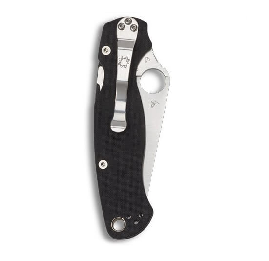 Spyderco Para military 2 com cabo G10 e lâmina de 8,6 cm de aço CPM S45VN