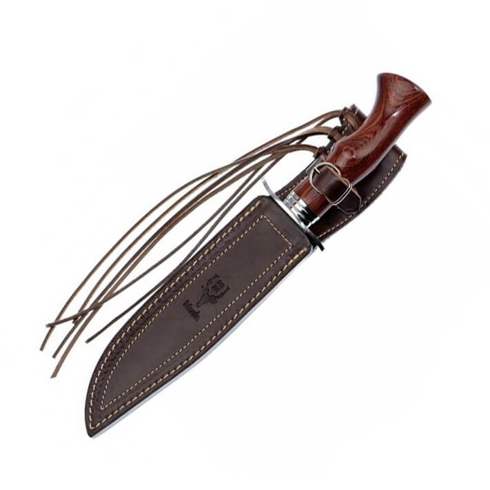 Muela Cherokee hunting knife with rosewood handle and 19 cm blade