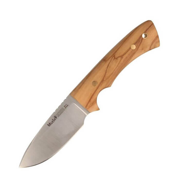 Muela Rhino OL hunting knife with olive wood handle and 9 cm blad...