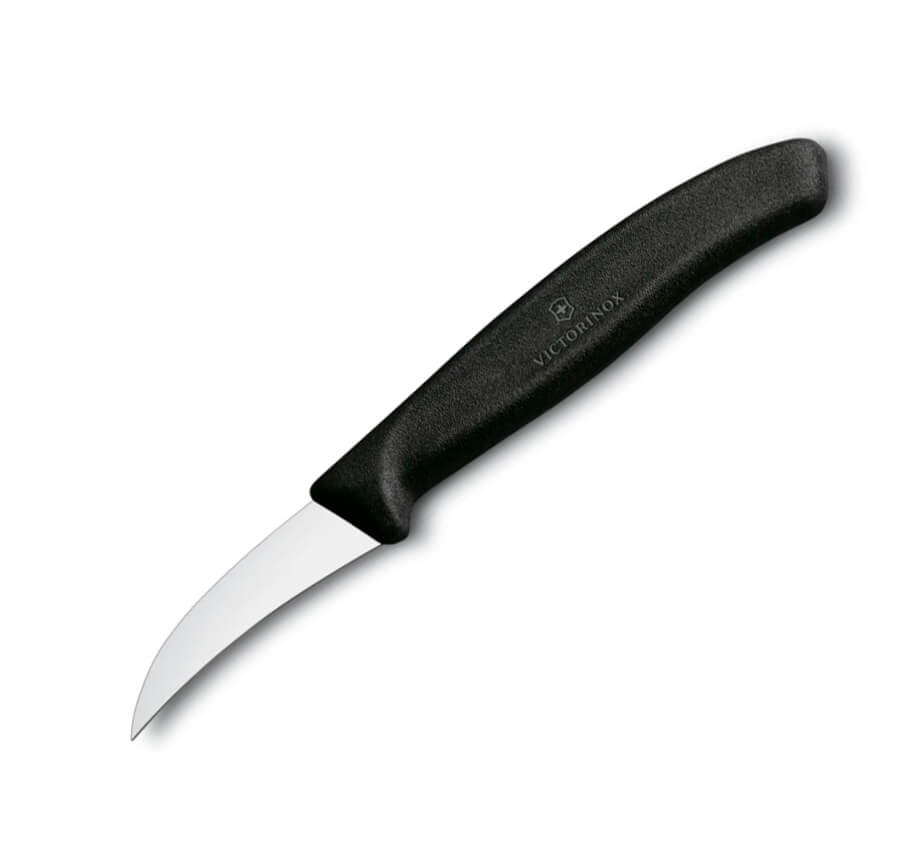 Cuchillo de verduras clásico Victorinox con hoja curva de filo li...