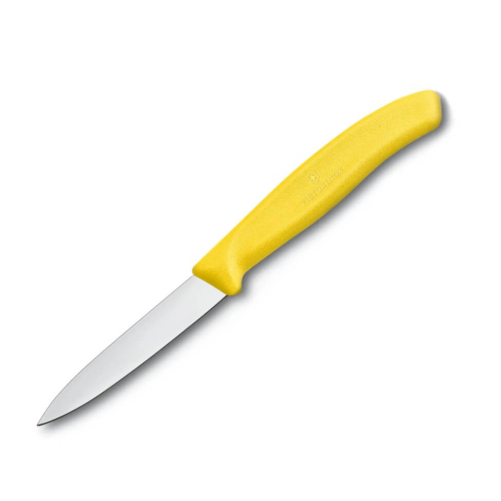 Blíster de 2 cuchillos de verduras clásico Victorinox con punta d...