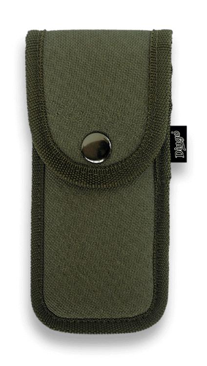 Grüne gepolsterte Scheide, Maße 16 x 7 cm