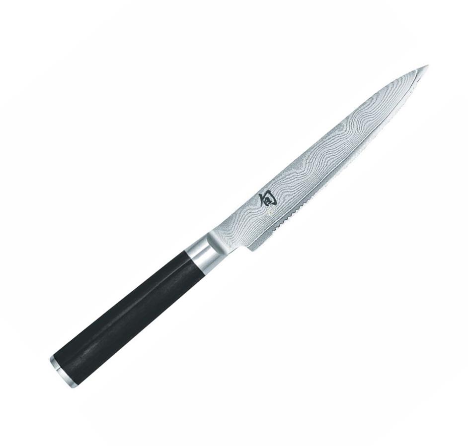 Cuchillo para tomate Damasco Kai Shun Classic con mango de madera...