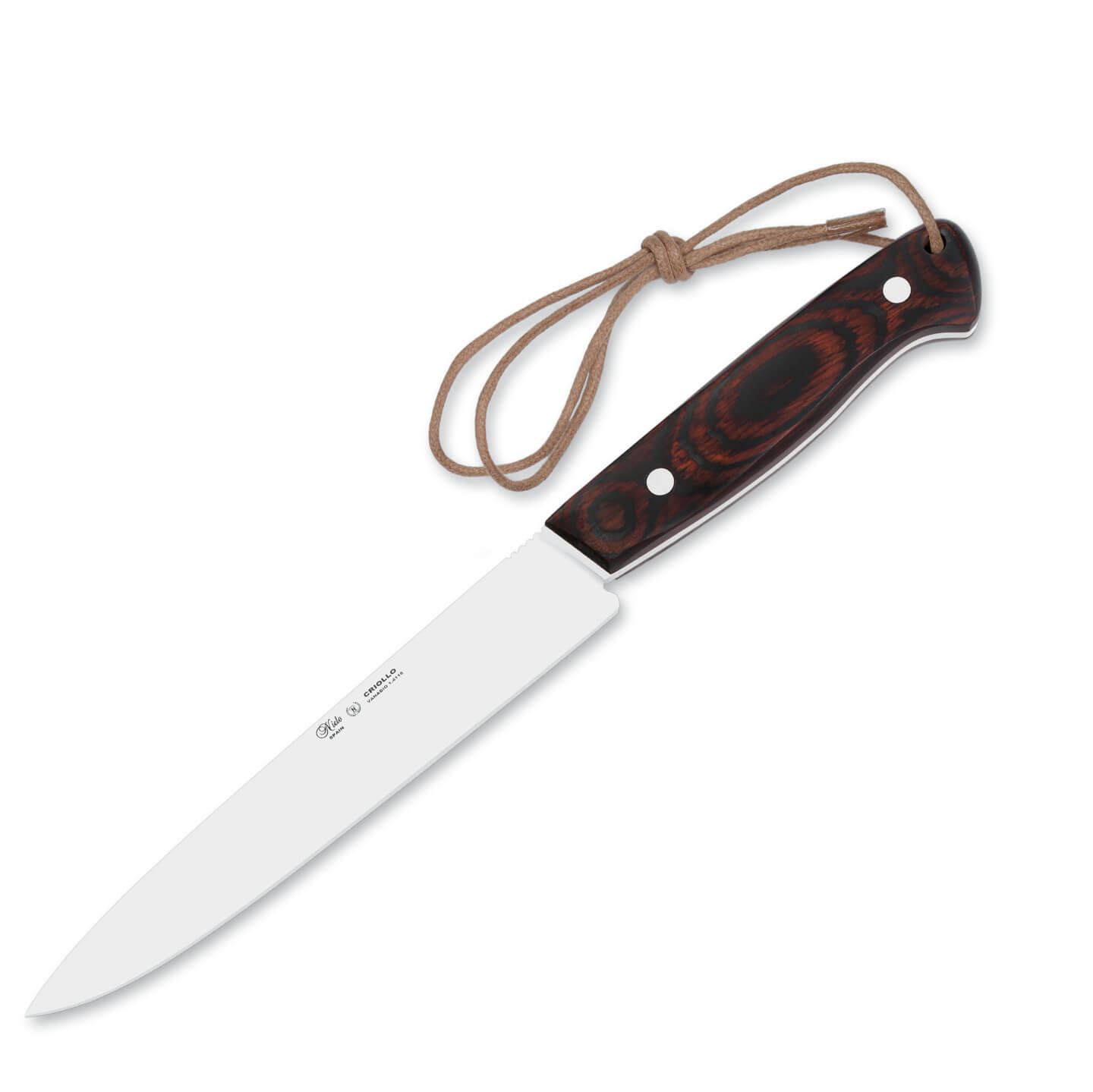 Cuchillo de barbacoa Nieto Criollo con mango de estamina y hoja d...