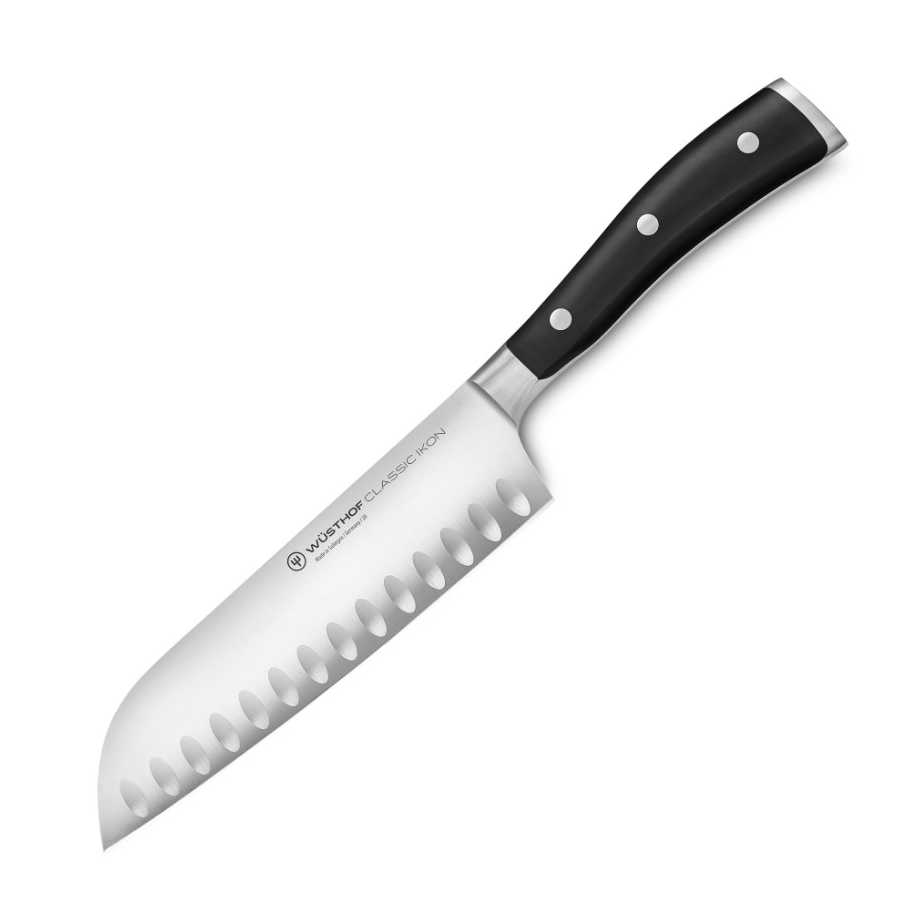 Set de couteaux Santoku avec lame de 17 cm et couteau d'office Wusthof Classic Ikon