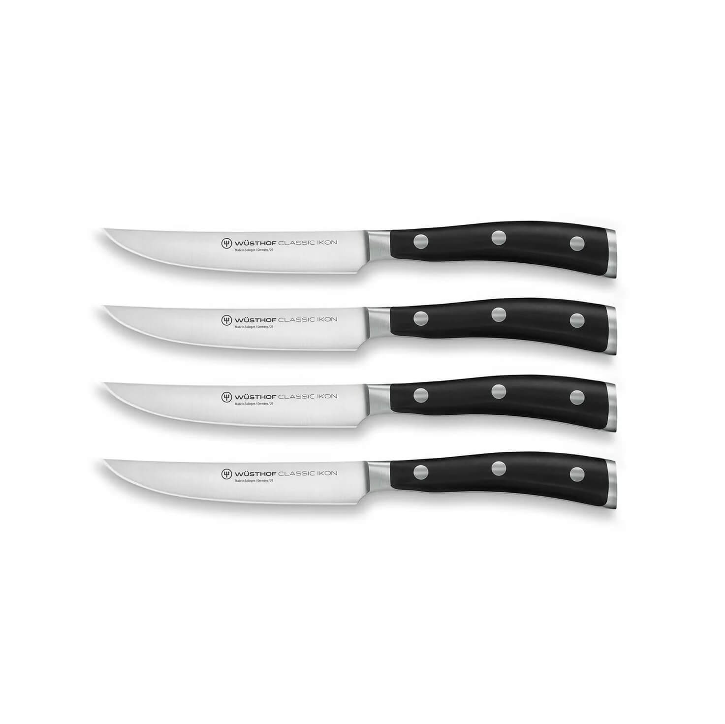 Estuche de 4 cuchillos de steak Wusthof Classic Ikon