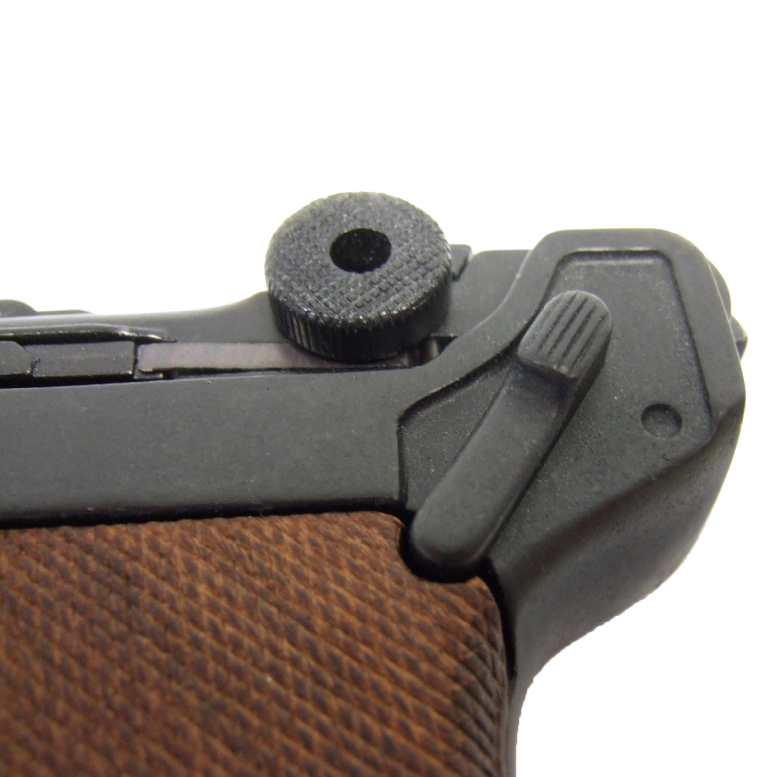 Parabellum Luger P08 pistol, Germany 1898 made of metal and wooden grips