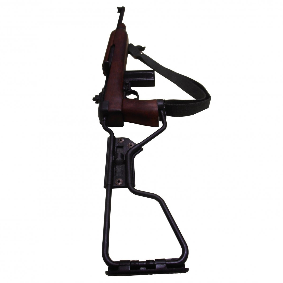 Replica of M1A1 carbine, paratrooper model, USA 1942 with fabric strap