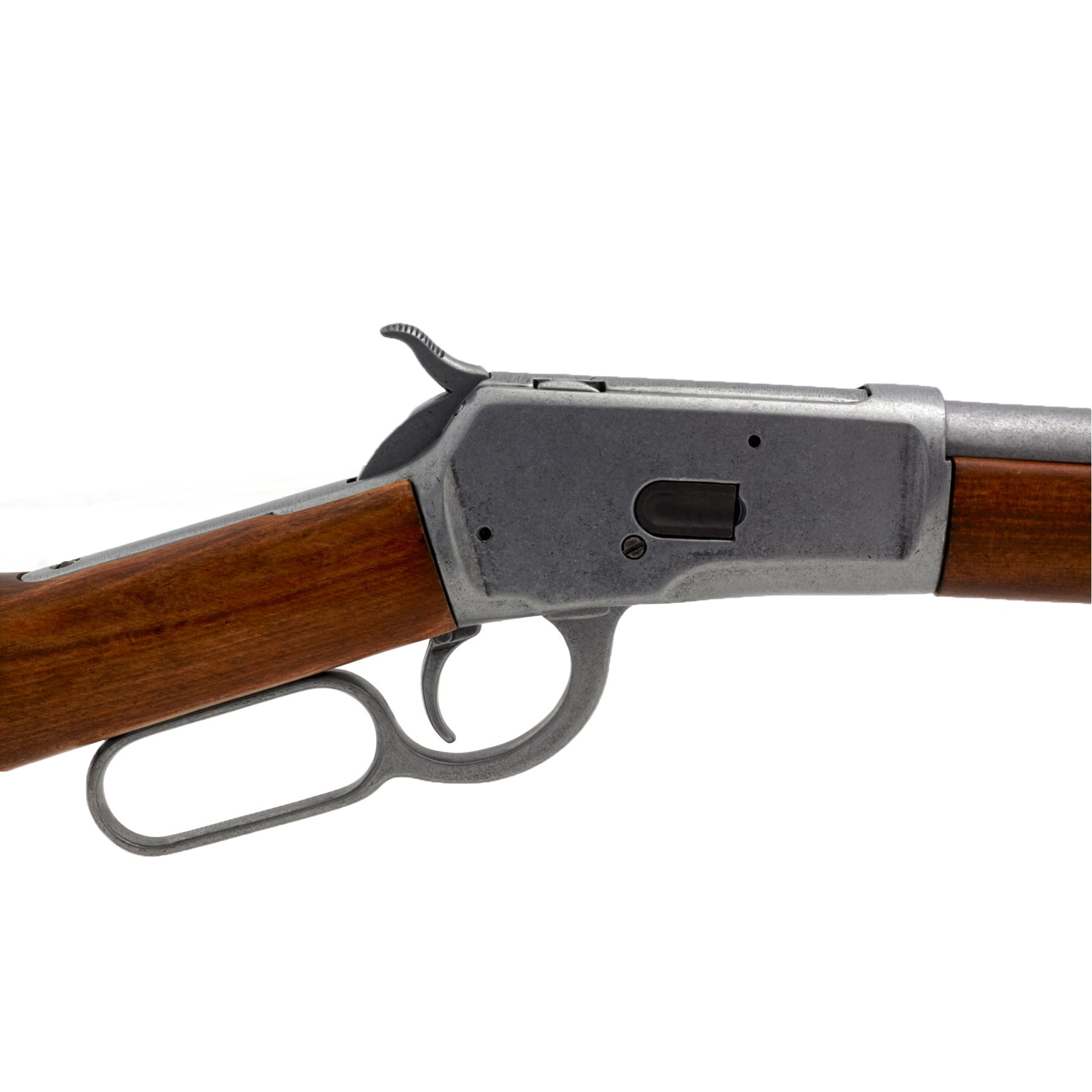 Carabina modelo 92, EUA 1892, fabricada em metal e madeira