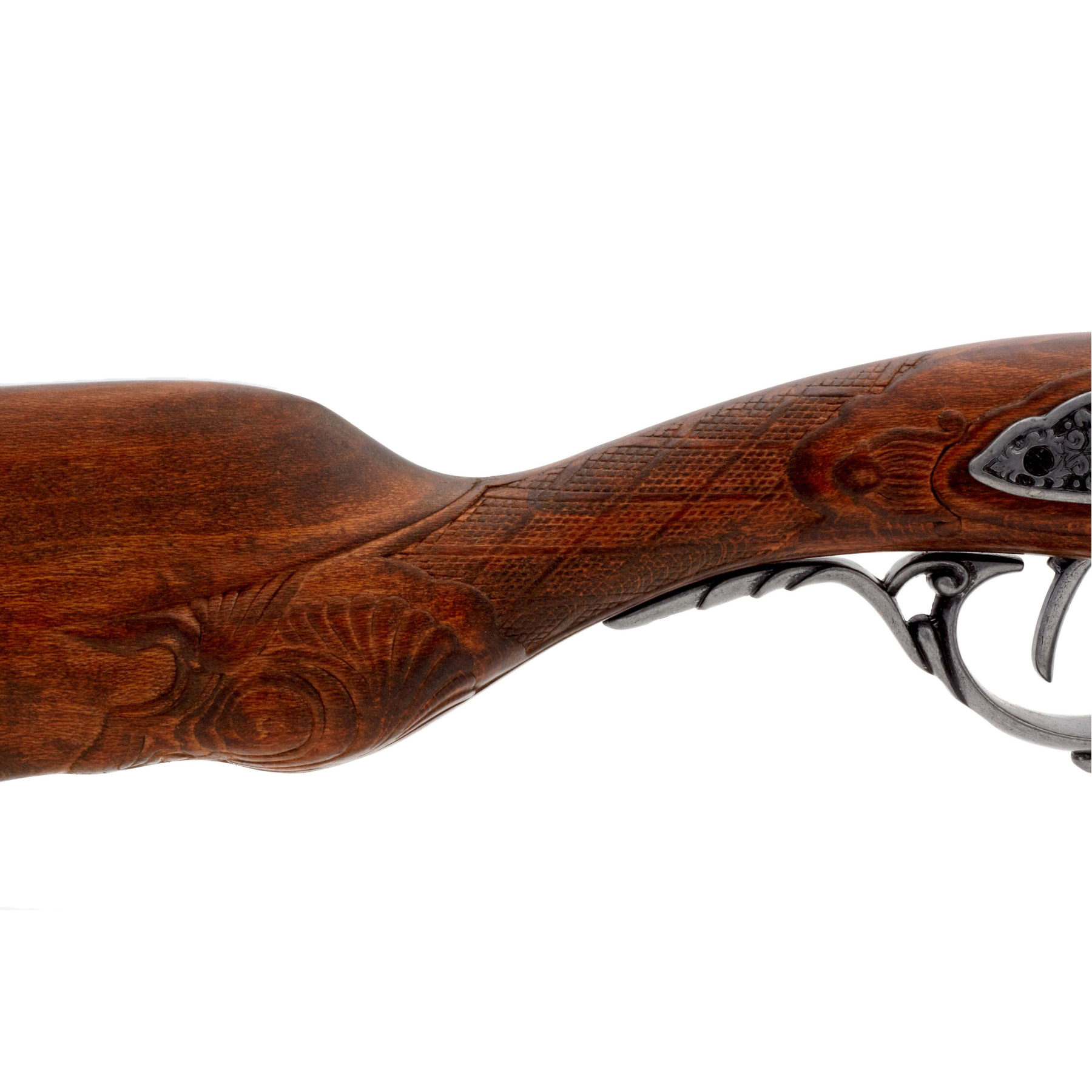 Flintlock rifle, France 1807, made of wood and metal
