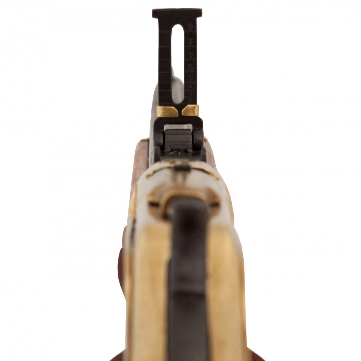 Karabiner Modell 73, USA 1873, aus Messing und Metall mit Holzoptik