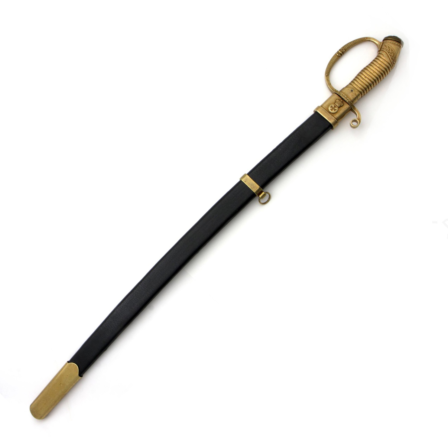 Georgssäbel, Russland 1913, aus Metall mit gefütterter Kunststoffscheide