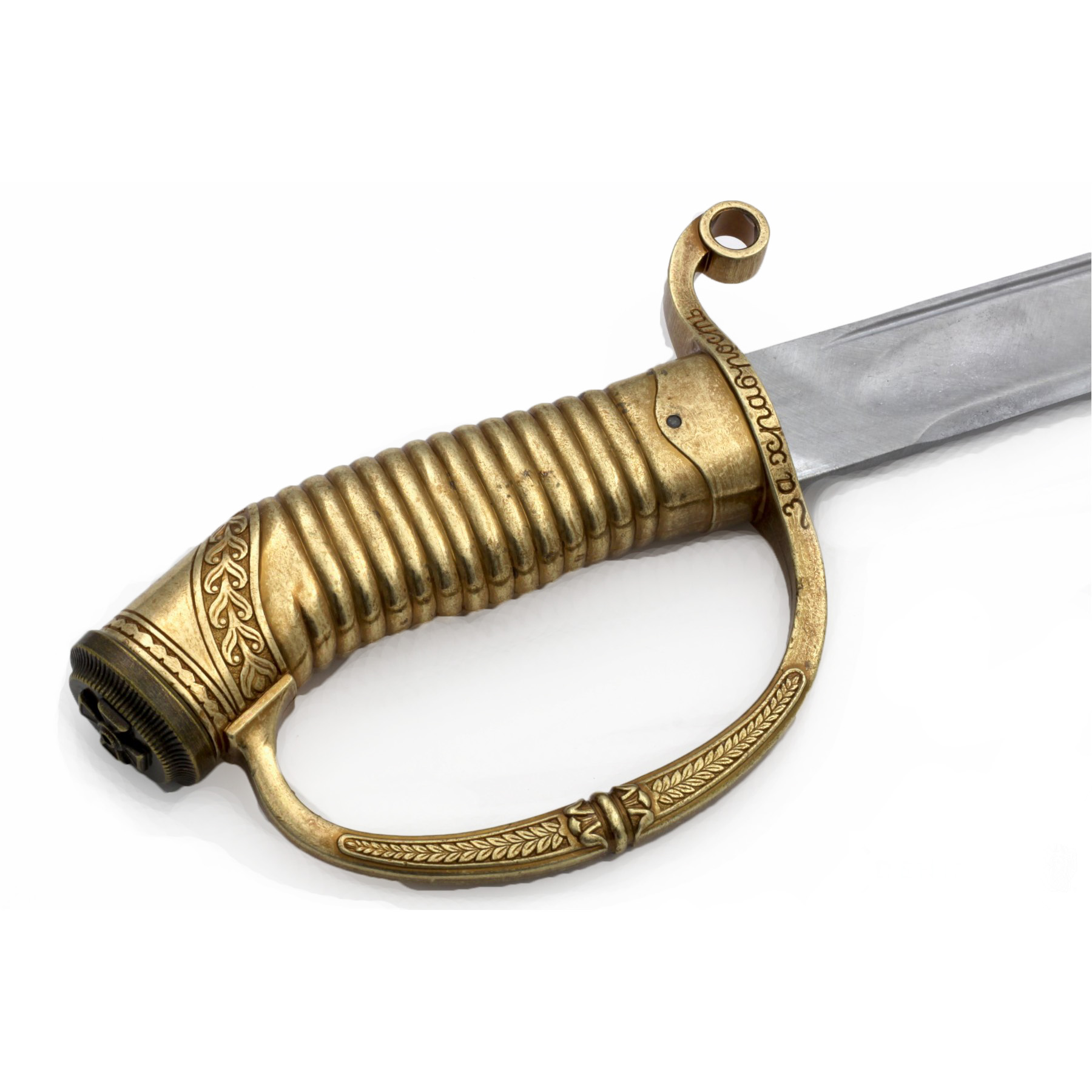 Georgssäbel, Russland 1913, aus Metall mit gefütterter Kunststoffscheide