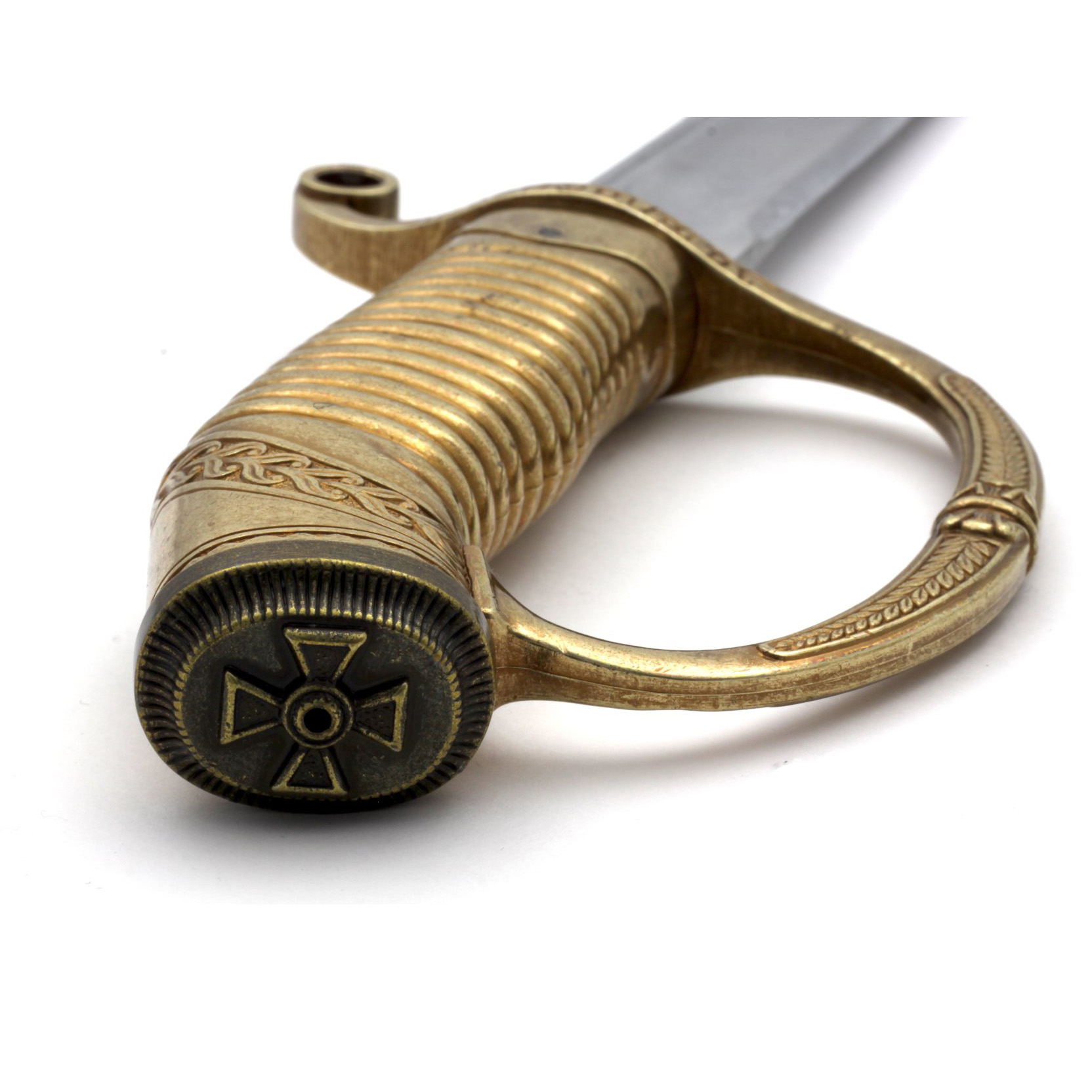 Georgssäbel, Russland 1913, aus Metall mit gefütterter Kunststoffscheide