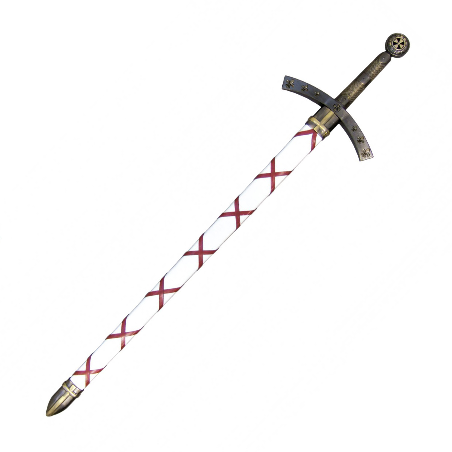 Espada de Hugo de Payens acabado latón 4188/L