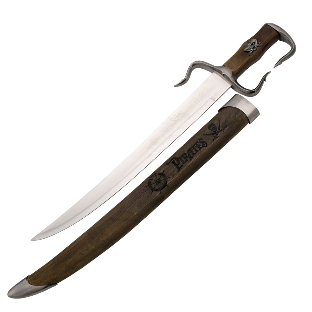 Sable piratas del caribe con empuñadura en madera