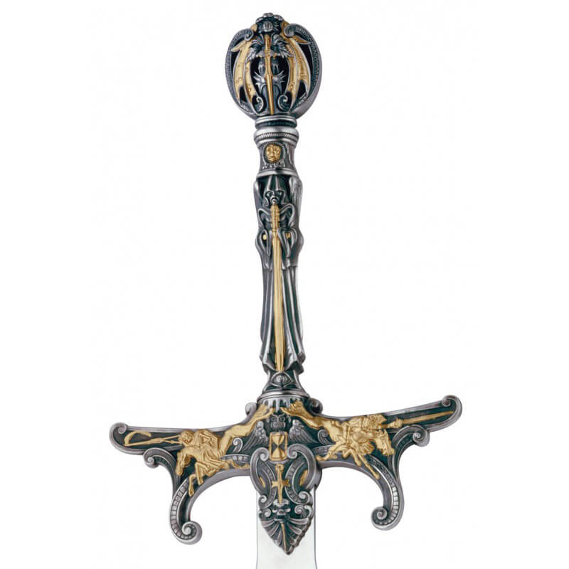 Espada jinetes del apocalipsis con hoja serrada Marto 603