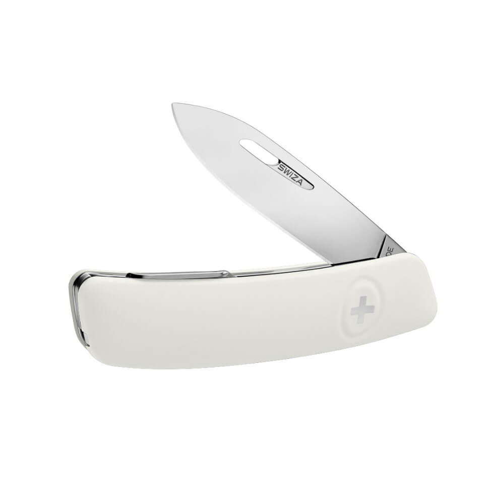 Navaja multiusos Swiza D01 blanca con 6 funciones KNI.0010.1020