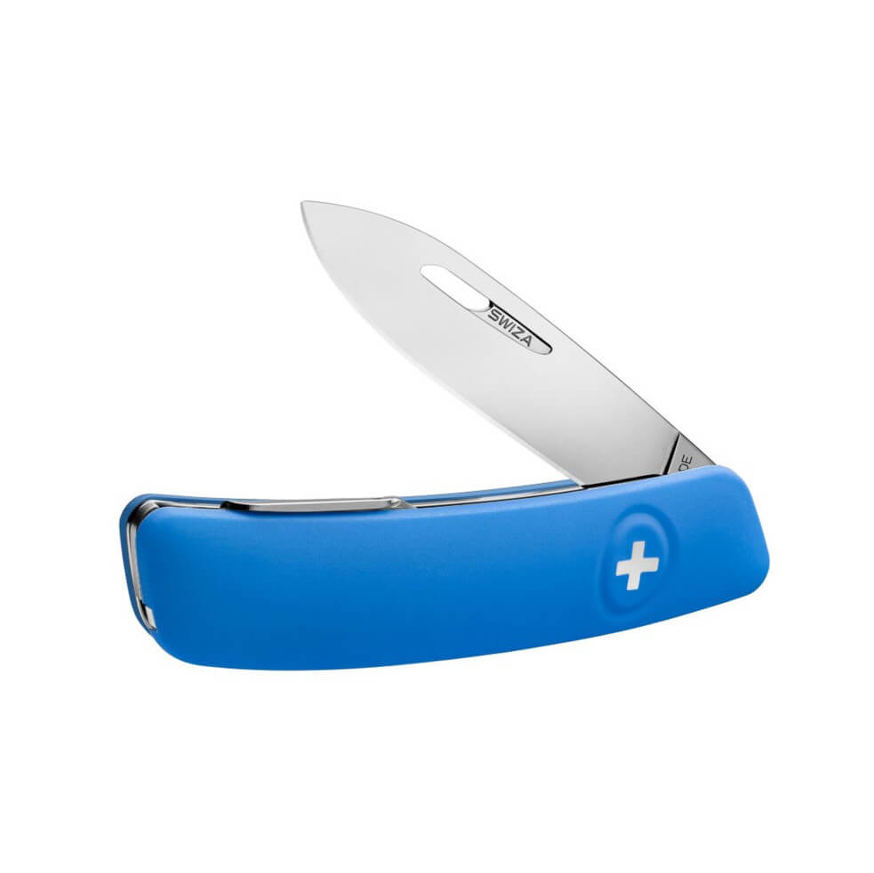 Coltello multiuso Swiza D01 blu con 6 funzioni KNI.0010.1030
